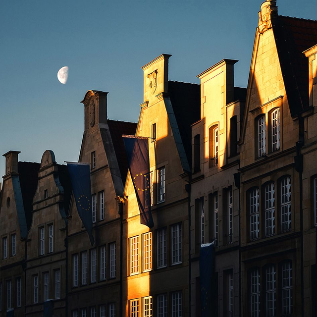 Prinzipalmarkt im Mondlicht
