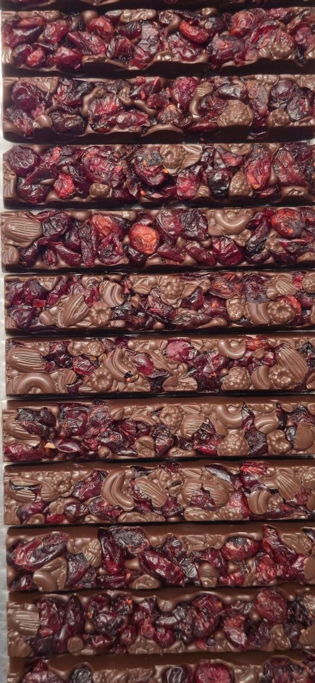 Dark chocolate 55% with Dried Cranberries