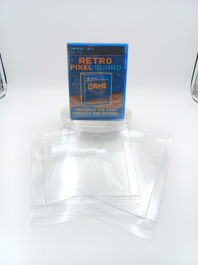 Retro Pixel Guard PS3 PS4 PS5 ( video game case protector sleeve ) 