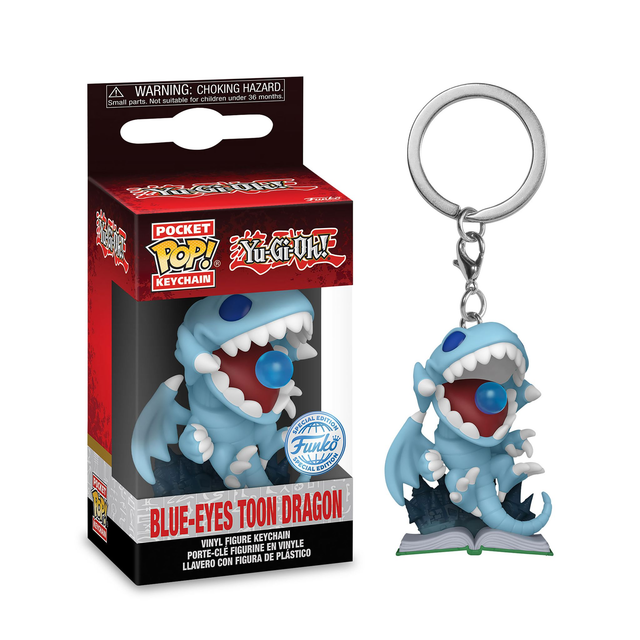 Yu-Gi-Oh: Blue-Eyes Toon Dragon Pop! Keychain