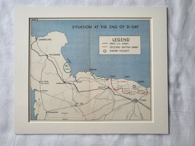Situation at the End of D-Day