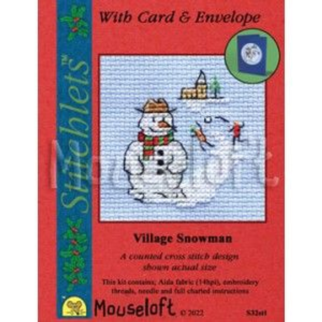 Mouseloft Village Snowman