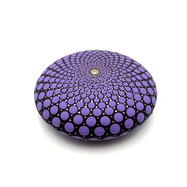 Galet Mandala rond XL