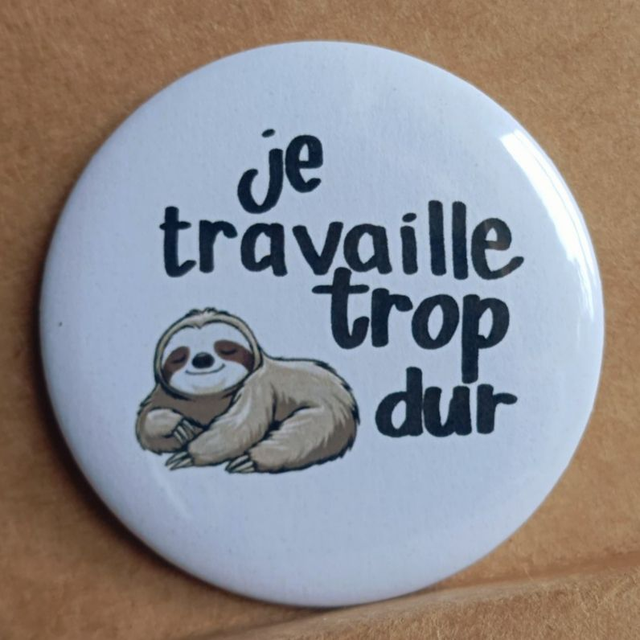 Je travaille trop dur