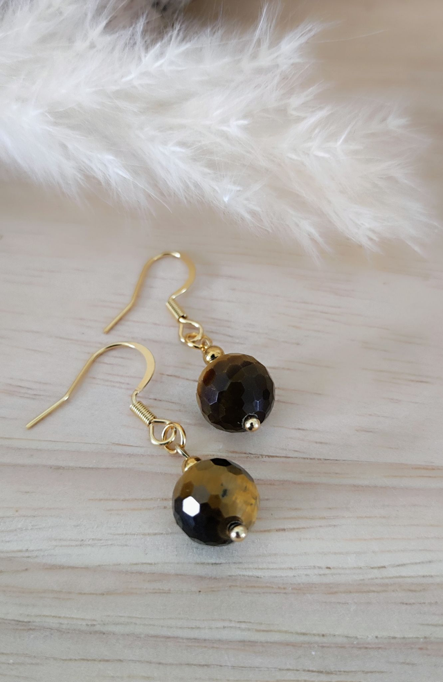 Boucles d'oreilles Oeil de tigre