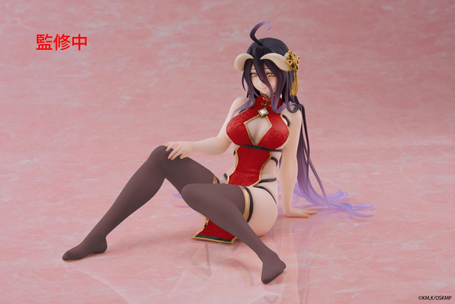 Albedo Chinese Dress Ver. Renewal - OVERLORD - Desktop Cute 13cm
