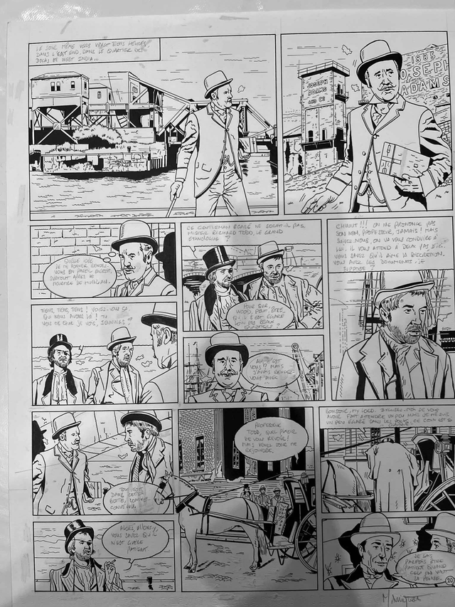 Planche originale de BD : SIR HENRY
