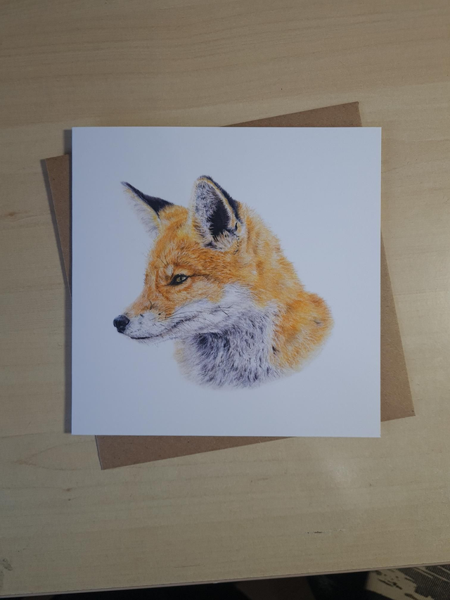 Fox Greeting Card