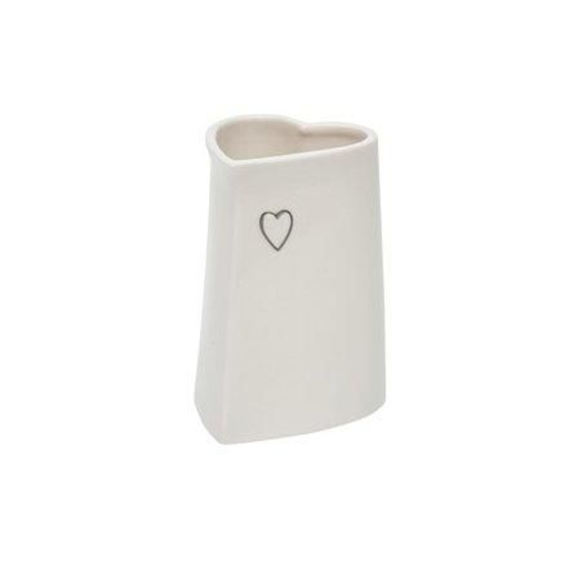 Tall Heart Vase, 11cm
