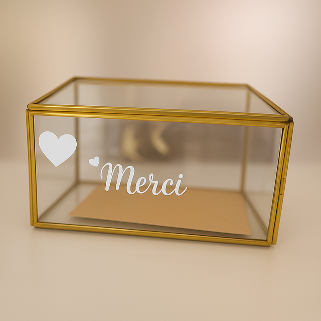 Urne en verre 