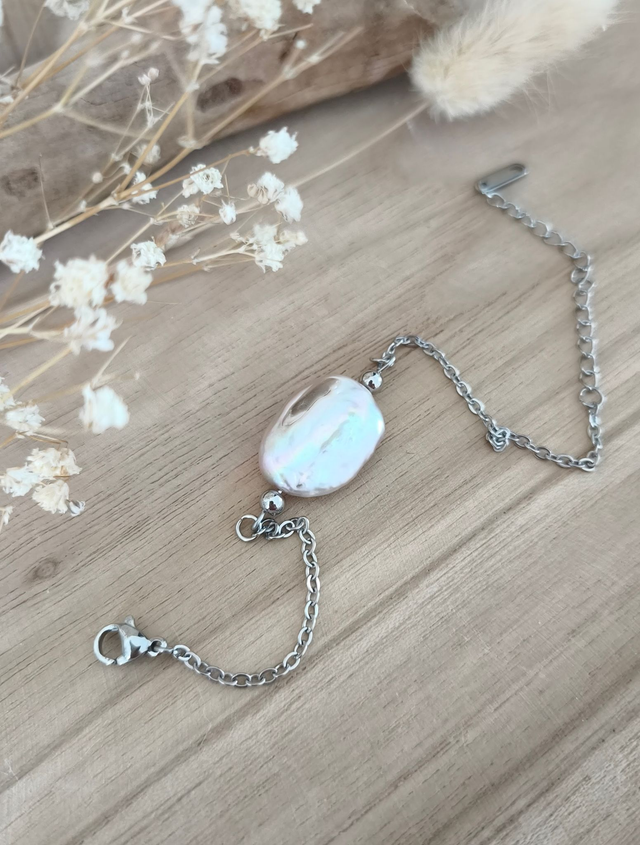 Bracelet Chaîne Perle d'eau douce