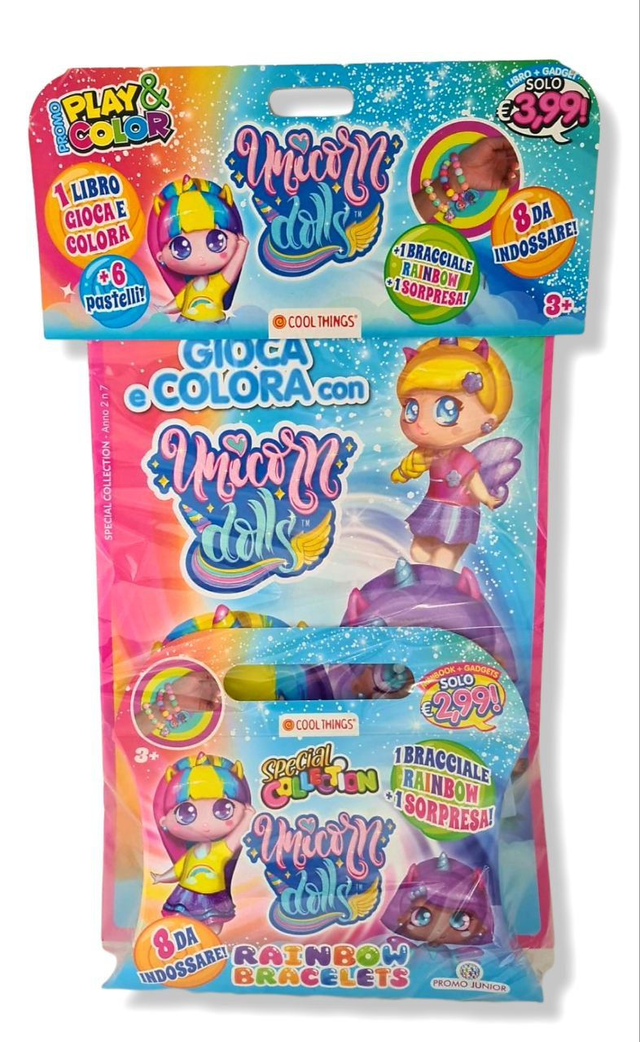 Gioca e colora le bambole unicorno!