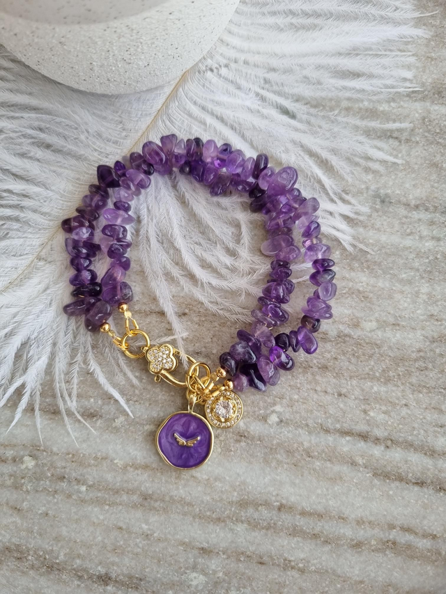 Double Gemmy Amethyst 