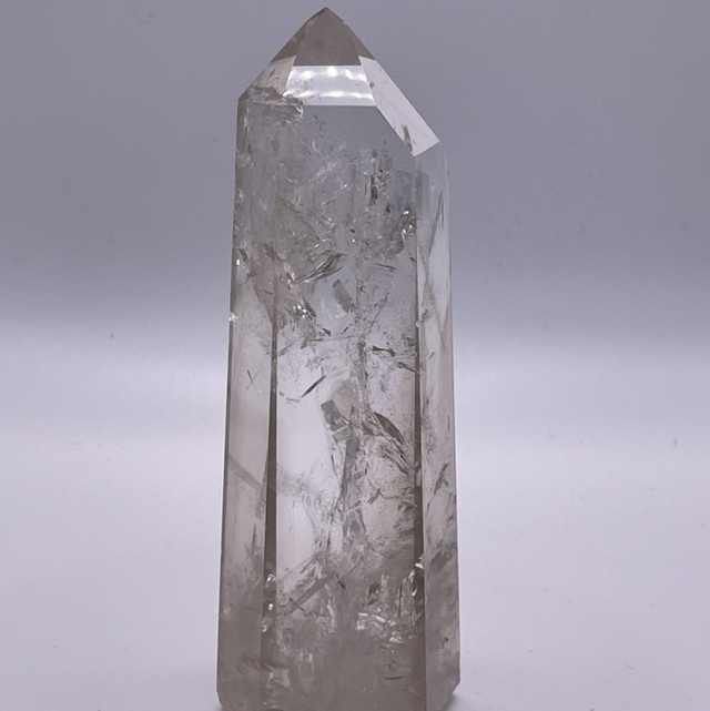Clear Quartz Tower Fire &amp; Ice