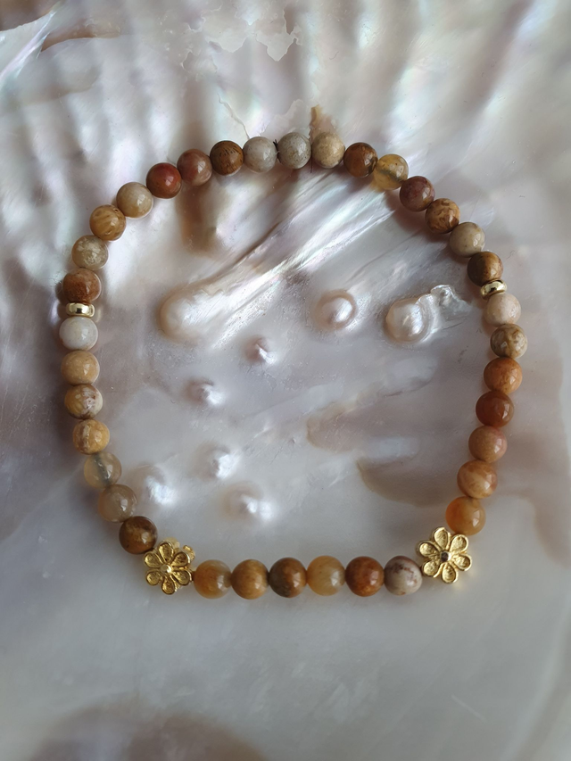 Armband Chrysanthemen mit Blumen