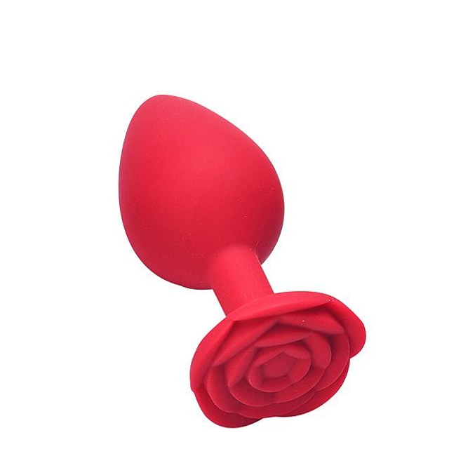 Plug Anal Médio em Formato de Rosa 
