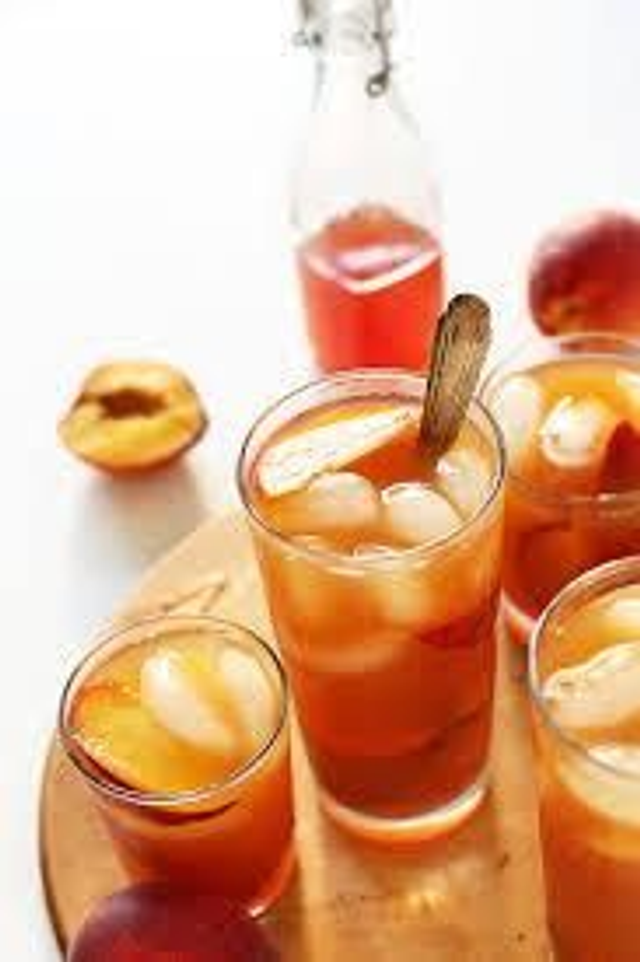 Iced Peach Tea 