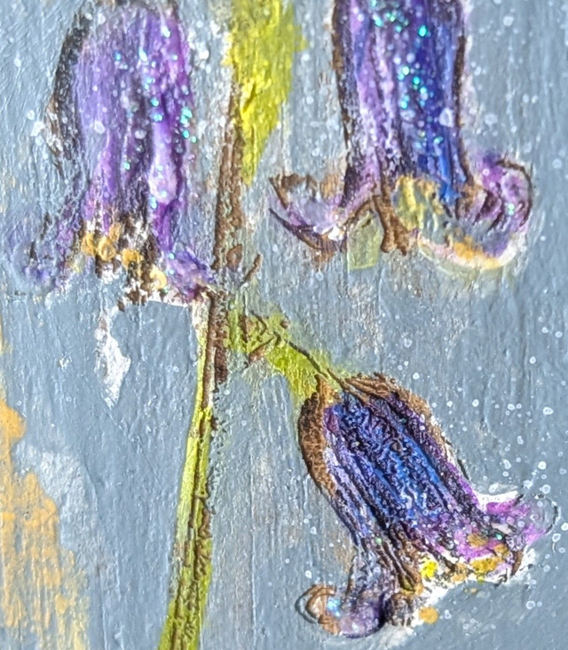 Bluebells - Tealight Holder Reclaimed Wood