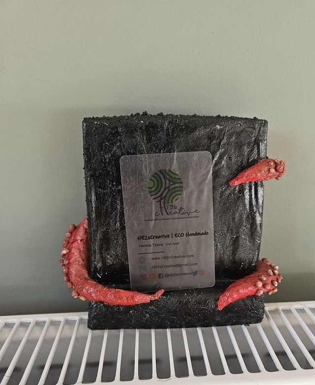 Octopus Card Photo Stand ECO Handmade 