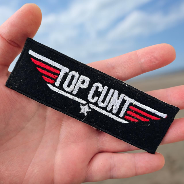 Top C*nt Patch - Iron On / Sew on