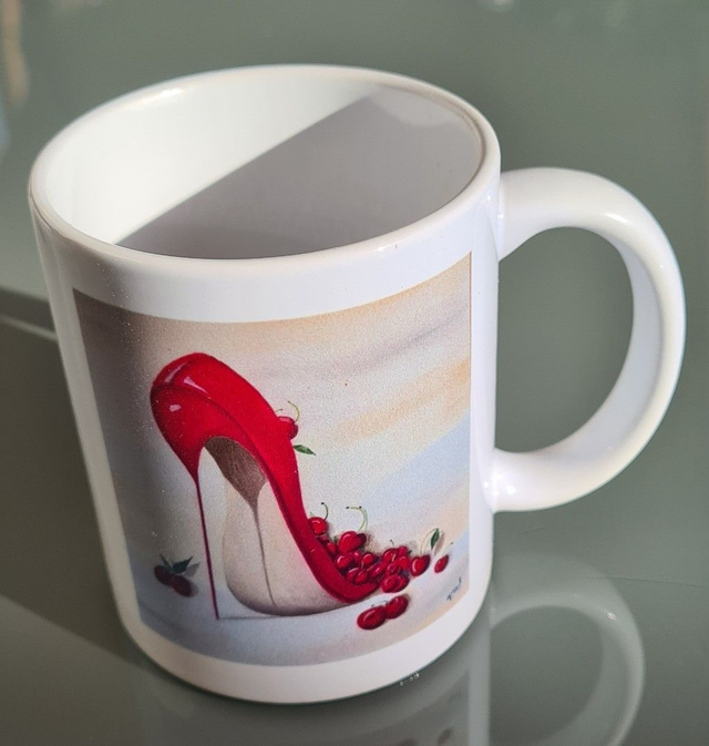 MUG  ESCARPIN cerises
