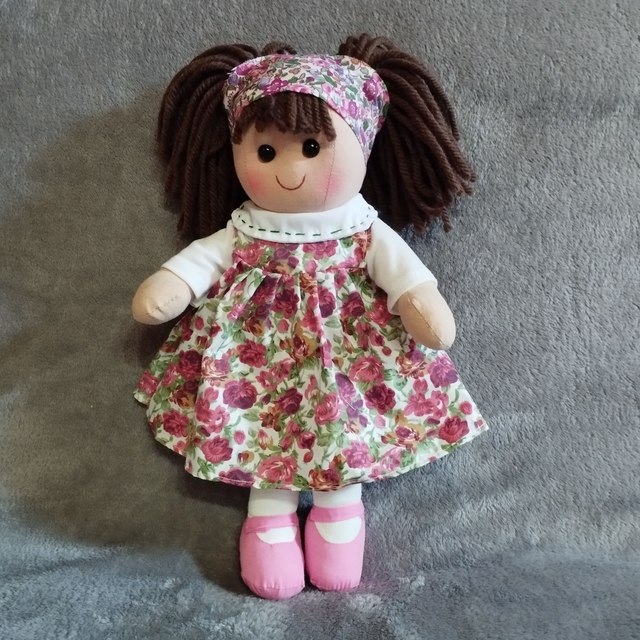 Poupée rembourrée en tissu moyenne 35 cm - 7