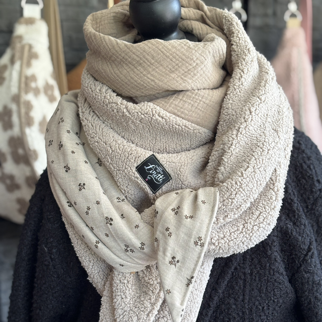 ÉCHARPE TEDDY BEIGE