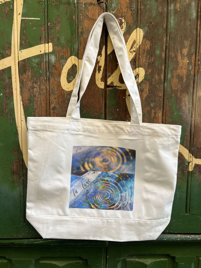 Tote bag Ondes lunaires 