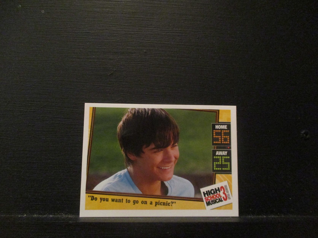 "Do You Want To Go On A Picnic?" - Quote Card High School Musical 3 Senior Year Original Trading Card