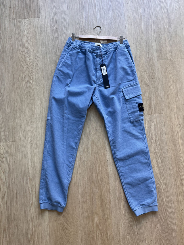 Stone Island Pants Cyan Size 32 - NEW