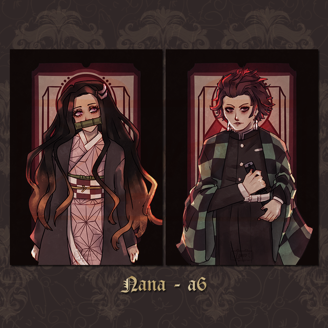 Prints Kimetsu No Yaiba - Nezuko &amp; Tanjiro