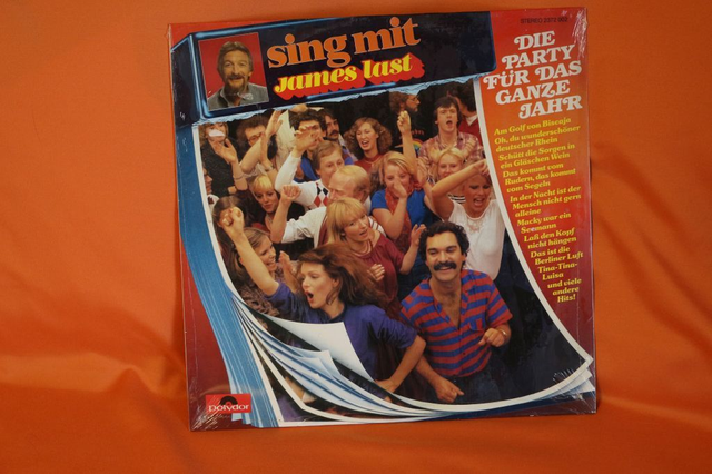 Vinyl LP James Last "Sing mit James Last, die Party für das ganze Jahr"