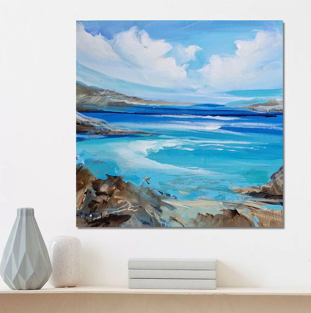 Around the world V / 30x30cm