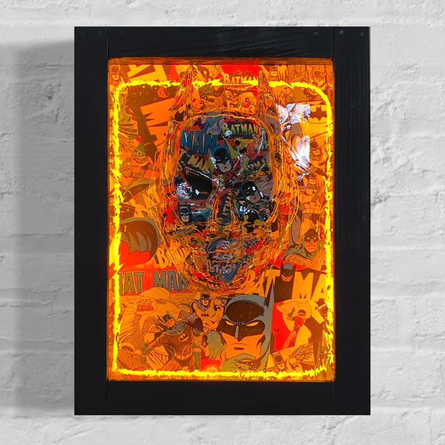 BATMAN 3d MUSK LUMINOSO