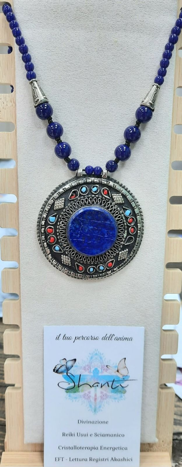 Collana artigianale indiana per comunicazione