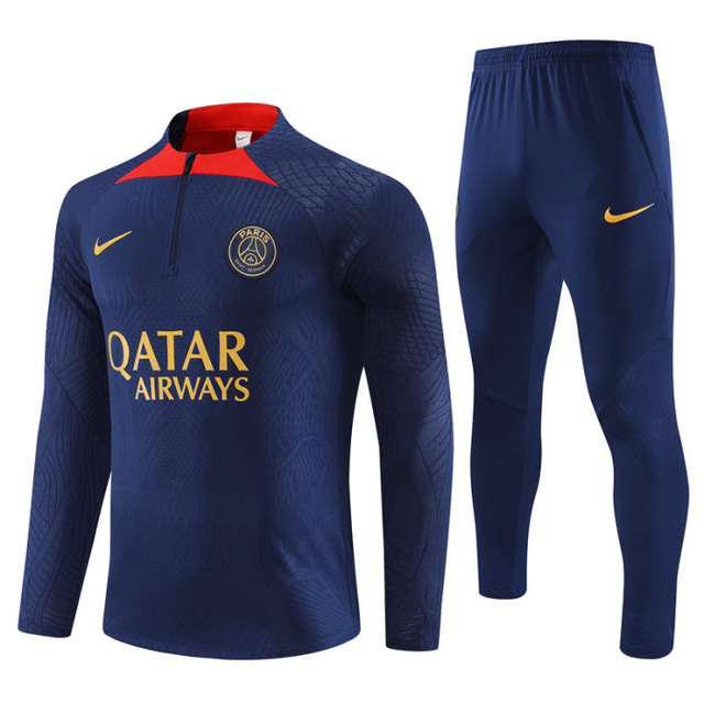 Adulte Paris Saint-Germain F.C.2023-2024 Quick Dry Casual bleu 