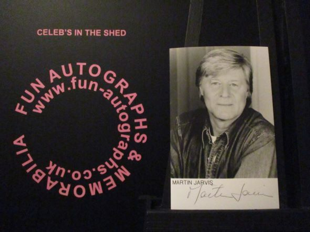 Martin Jarvis Authentic Autographed 5x3 Photograph