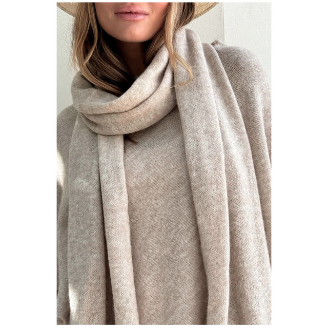 Alpaca Scarf Beige