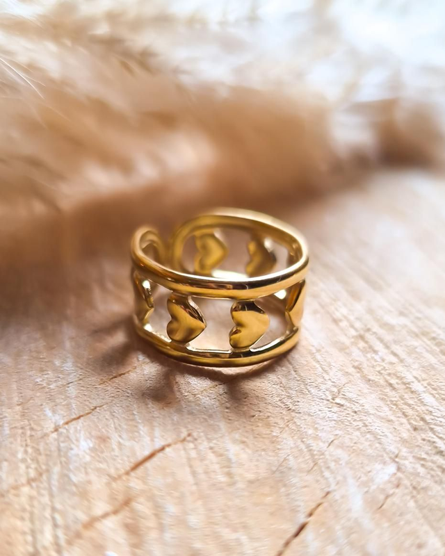 Bague "Lova" - Modèle doré