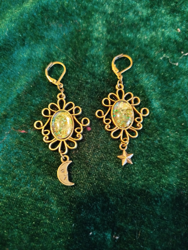 Lune et étoile baroque