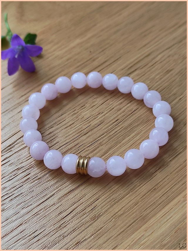 Bracelet Katy - Quartz rose