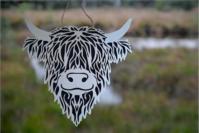 2d Hooglander hout  zwart