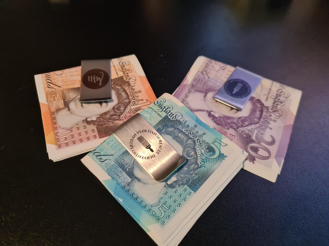 Stainless Steel Custom Engraved Money Clip