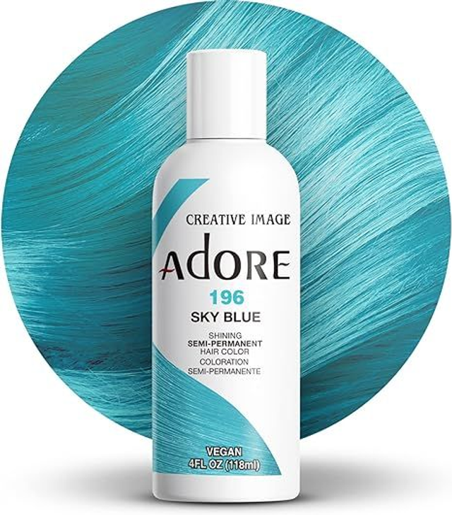Adore Shining Semi-Permanent Hair Color 118 ml (196 Sky Blue)
