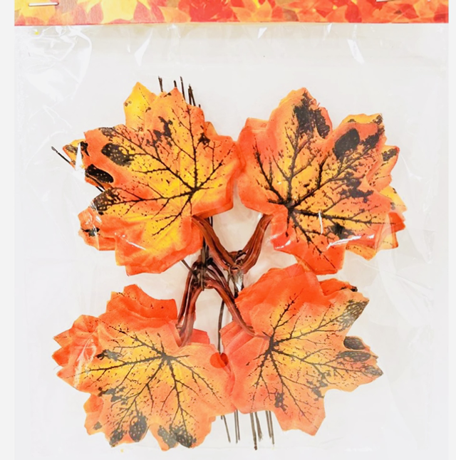 Autumn Leaf Decoration Pack x10