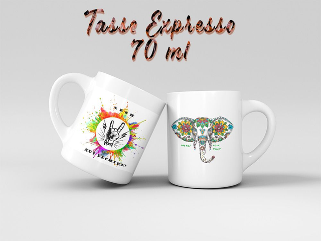 Mug expresso 70ml Blanc