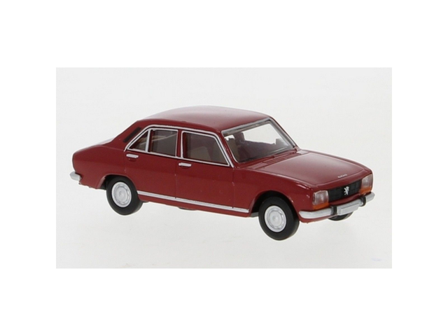 Peugeot 504, rouge bordeaux brekina 29119 H0