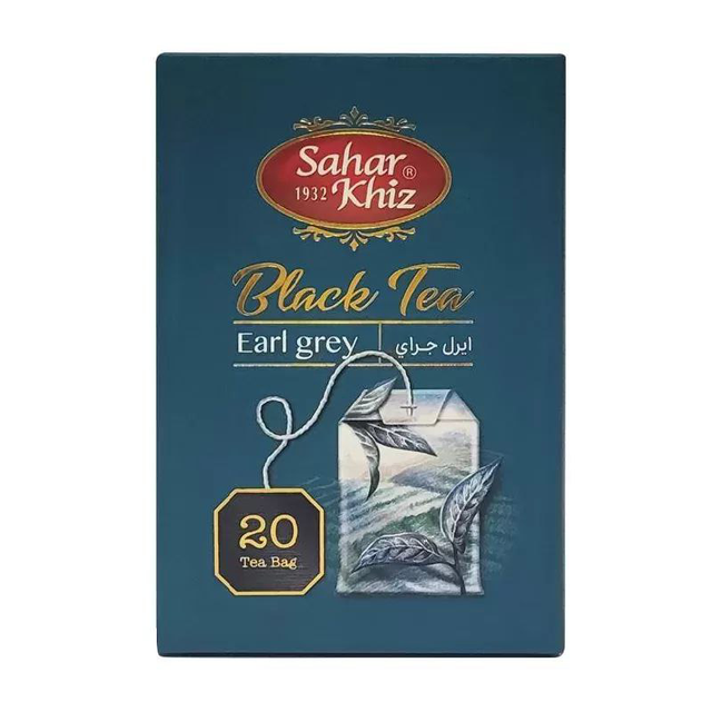 Sahar Khiz Perzský Čierny Earl Grey Sáčkový Čaj 30 gr. (20 ks.)