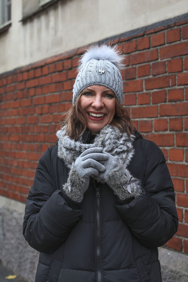 Harmaa Pipolaki pipo aidolla turkistupsulla