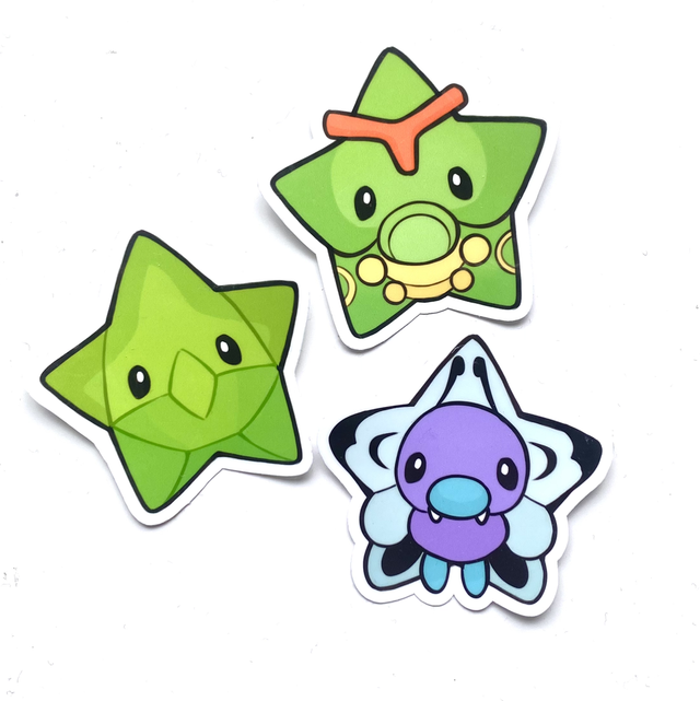 Caterpi Pokéstar Sticker Set